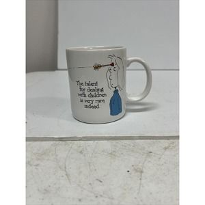 The Art of Dealing with Children is Very Rare Indeed Kids Humor 1986 Mug